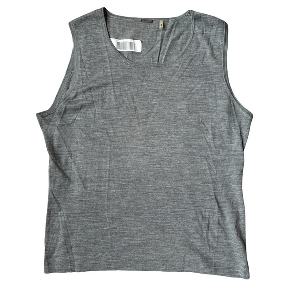 Elie Tahari 100% Extra fine Merino Wool gray tank nwot - Picture 1 of 8